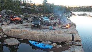 What's the Rubicon Trail Like? Wheeling, Camping, Swimming, Kayaking! Scout, JK, XJ, CJ5