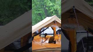 HEAVY RAIN CAMP IN THE FOREST️