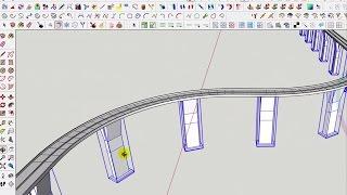 tutoriel Sketchup -création d'un pont