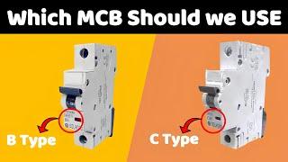 B-Type vs C-Type MCB for your home | Choosing the right MCB @TheElectricalGuy