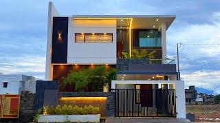 வீடு கட்டினா இப்படி கட்டுங்க| அசத்தலான Architect Design 3BHK Duplex House with Stunning Interior