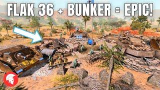 FLAK 36 & BUNKER = EPIC! Company of Heroes 3 - Wehrmacht Gameplay - 4vs4 Multiplayer - No Commentary