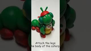 How to make Caterpillar  of modelling clay or fondant