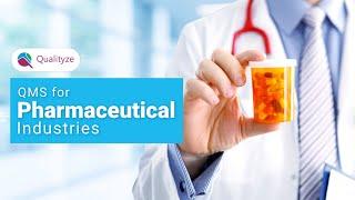 Quality Management Software Solution for Pharmaceutical Industry