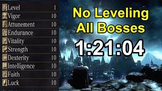 (WR) Dark Souls 3 SL1 All Bosses in 1:21:04