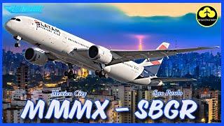 MSFS 2020 LIVE | LATAM Long Haul | Mexico City - Sao Paulo | VATSIM