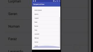 How to create ListView in Fragment in android