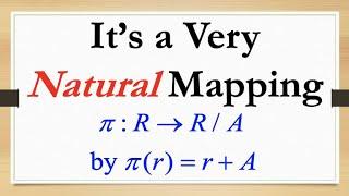 Any Ideal A in R is the Kernel of the Natural Projection Ring Homomorphism onto the Factor Ring R/A