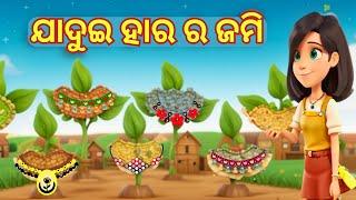 ଯାଦୁଇ ହାର ର ଜମି | Odia Story | Odia Moral Story | Odia Gapa | New Story Cartoon | Chamak Tv Odia