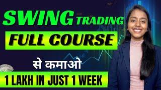 Swing Trading Full Course 2024 || 1 Lakh to 1 Crore || Swing Trading For Beginners || Hindi