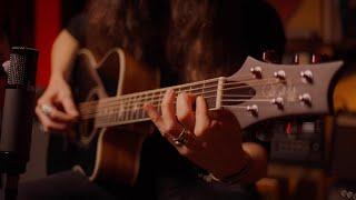 Dark Blues on PRS Acoustic Guitar...  "9 Lives" by Justin Johnson