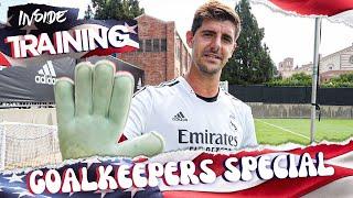 Thibaut Courtois' training routine | Real Madrid | Goalkeepers