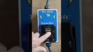 VendaVolt Nayax Vpos Touch Electricity Timer Cashless Credit Card Payment Station