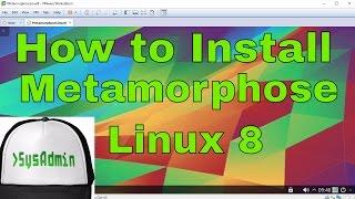 How to Install Metamorphose Linux 8 Panther + VMware Tools on VMware Workstation Tutorial [HD]