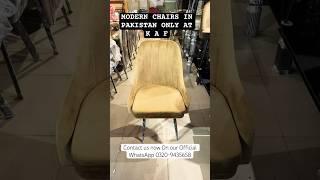 Modern Chairs In pakistan In best Price #furniture #pakistan #interior #chairs #lahore #instagram