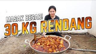 PERDANA !!! MASAK RENDANG 30 KG UNTUK PERTAMA KALI NYA!!!