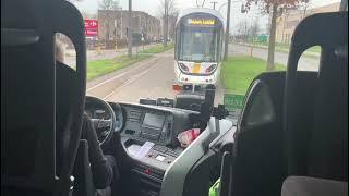 #Belgium Unbelievable! buses run on the street together the metro trains! #ieurope247 #followback