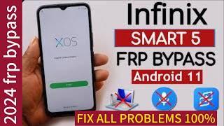 All Infinix Smart 5/6 FRP Bypass Android 11 X657B / X6611B / X688B FRP Bypass /Google Account Unlock