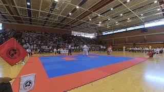 VI IFK WORLD CHAMPIONSHIP KYOKUSHIN KARATE   Agnes Westrin (Sweden) vs Valence Bickel (Netherland)