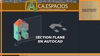 SECTION PLANE EN AUTOCAD