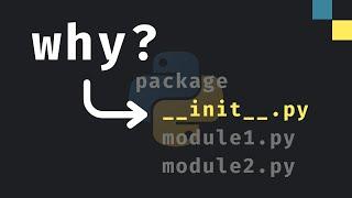 What does '__init__.py' do in Python?