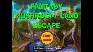 fantasy mushroom land escape video walkthrough