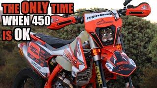 KTM 450 EXC  - trying something new!