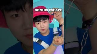 Handcuffed… but Genius! How Did He Escape?!  #prank #funny