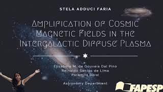 Amplification of Cosmic Magnetic Fields in the Intergalactic Diffuse Plasma