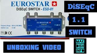 #EUROSTAR# ⭐ #DiSEqC Switch 1.1 #ESD - 81#