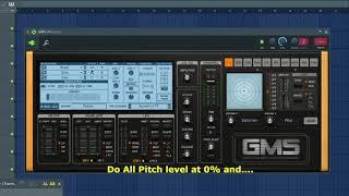 How to make a sub bass using GMS (FL Studio Stock Plugin)