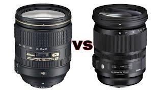 Nikon 24-120mm f4 VR vs Sigma 24-105mm - Wedding Photog Wants to Know Which One to Buy?