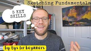 Key Sketching Skills to MASTER - Five Fundamentals for Urban Sketching