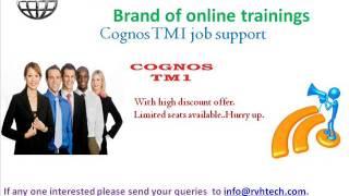 cognos tm1 job support for low price cost fees