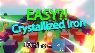 Easy Way To Get Crystallized Iron [Roblox Skyblock BETA]