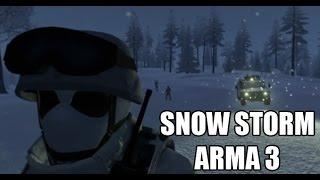 SNOW STORM ARMA3!! #RESCUEDAVE