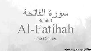 Quran Tajweed 1 Surah Al-Fatihah by Asma Huda with Arabic Text, Translation and Transliteration