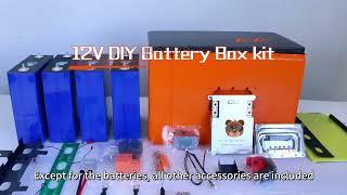 UBPPOWER 12V DIY Battery Box Kit For 280Ah 304Ah 314Ah LiFePo4 Battery Cell