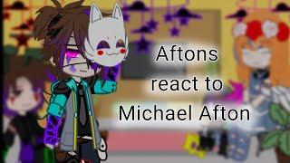 Aftons react to Michael Afton || GlamMike AU || Gacha Plus || FandLove || Read the description |