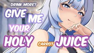 「3DIO/ASMR」Harvesting your Holy (carrot)Juice  Doin what with Wet & Sticky CARROT??! [Stimulating]