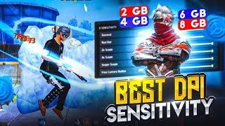 Secret DPI + Best Sensitivity For Only Headshot ️ 2GB-3GB-4GB-6GB-8GB-12GB RAM || FREE FIRE 2025 