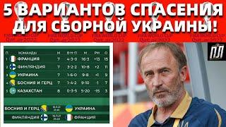 Босния - Украина 0-2. Украина выходит в стыковые матчи! Что было нужно Украине для выхода из группы