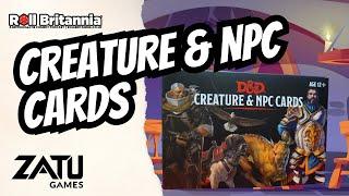 CREATURE & NPC CARDS | ZATU GAMES