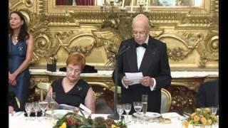 Brindisi al Quirinale in onore del Presidente della Repubblica di Finlandia