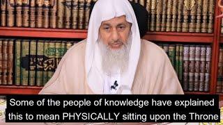 Do Salafis Believe Allah Sits and Has Weight?