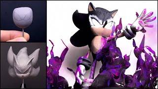 Create Dark Sonic with Clay / Sonic X / Sonic the hedgehog [kiArt]