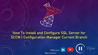 How to Install and Configure SQL Server for SCCM -Part 4