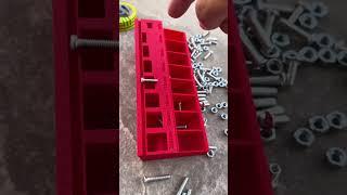 Organiser that determines the size of the bolts clearly and accurately #tipsandtricks