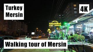 Turkey, Mersin,  evening walking tour after the rain, through the Mezitli district | [4K]