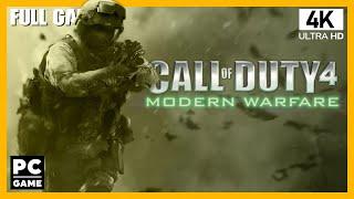 Call of Duty 4 : Modern Warfare (PC) | Full Walkthrough in 4K (No Commentary) [LongPlay]